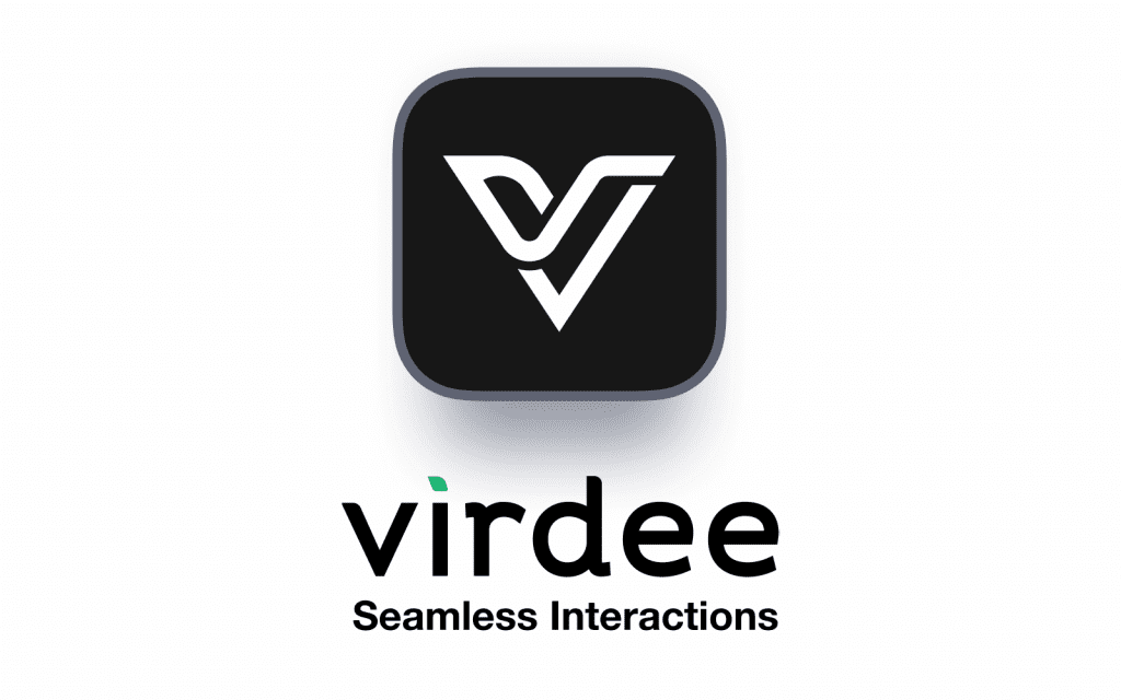Virdee vertical logo with tagline